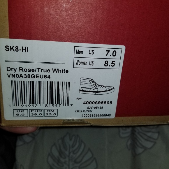 Brand new Burgundy Vans - Picture 2 of 5